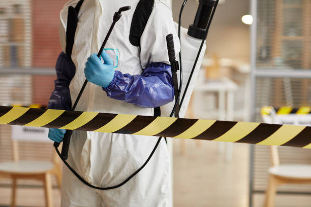 Professional Biohazard Cleanup technician working in Farmington, IL